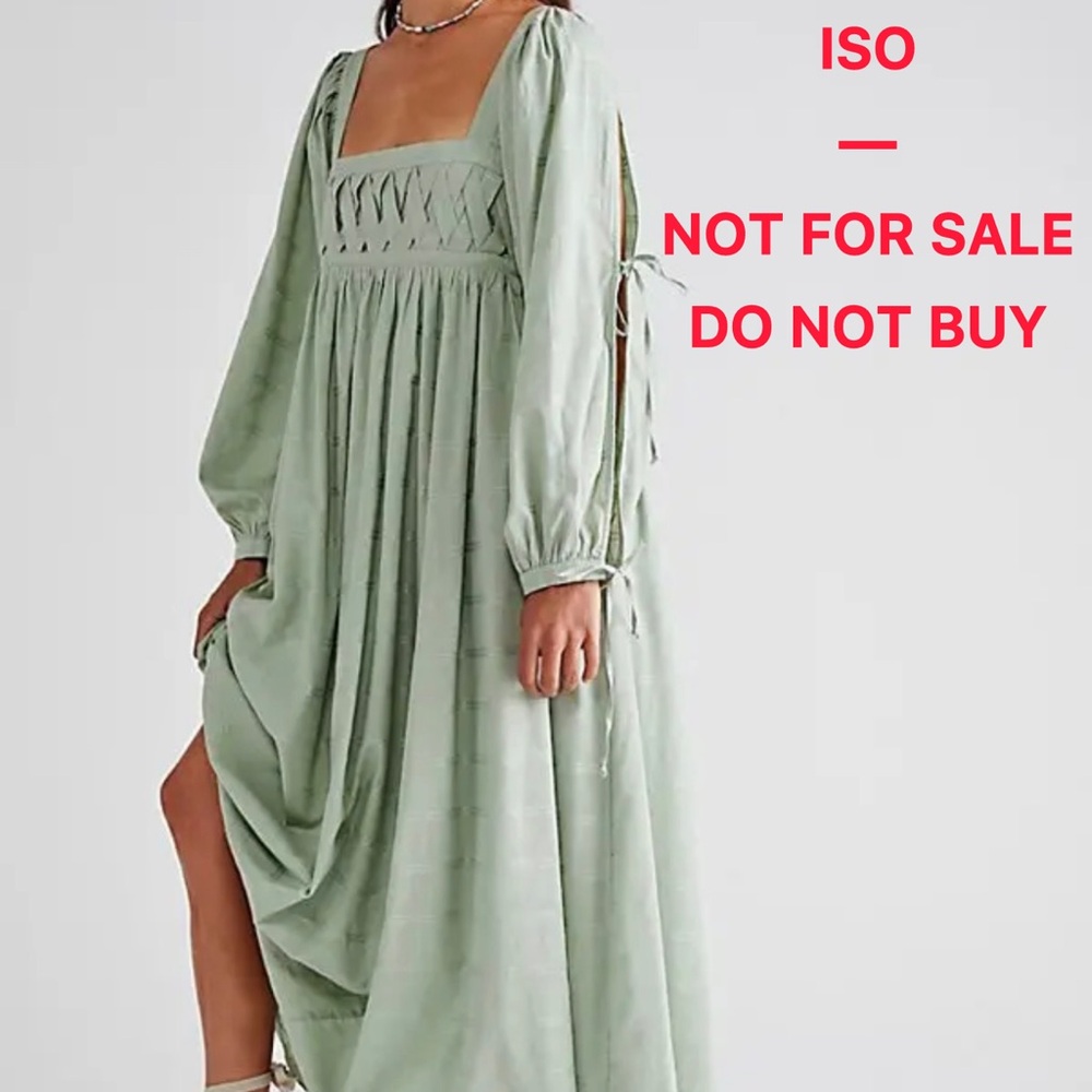 ISO: Free People Dreamweaver Maxi Dress in Mermaids Tail